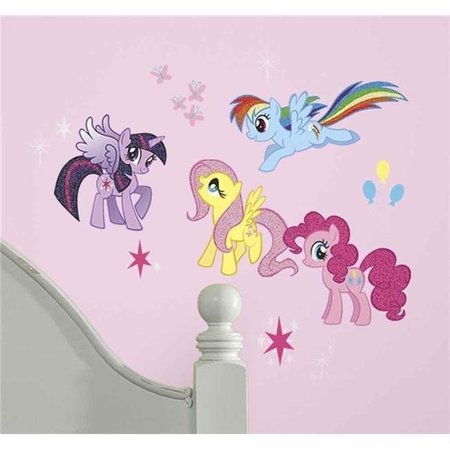 COMFORTCORRECT My Little Pony The Movie Peel & Stick Wall Decals with Glitter CO121234